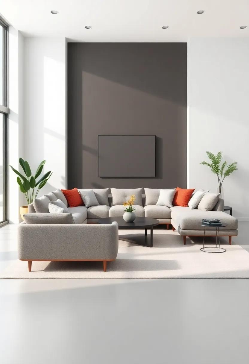 Vintage Vibe: Incorporate retro-inspired sectionals to add character and charm to your small living room decor