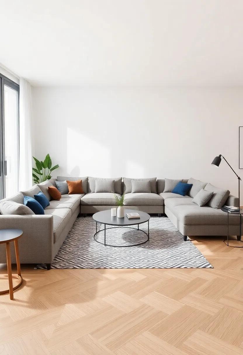 Modular Magic: Dive into the world of modular sectionals that allow you to reconfigure your seating to suit any occasion