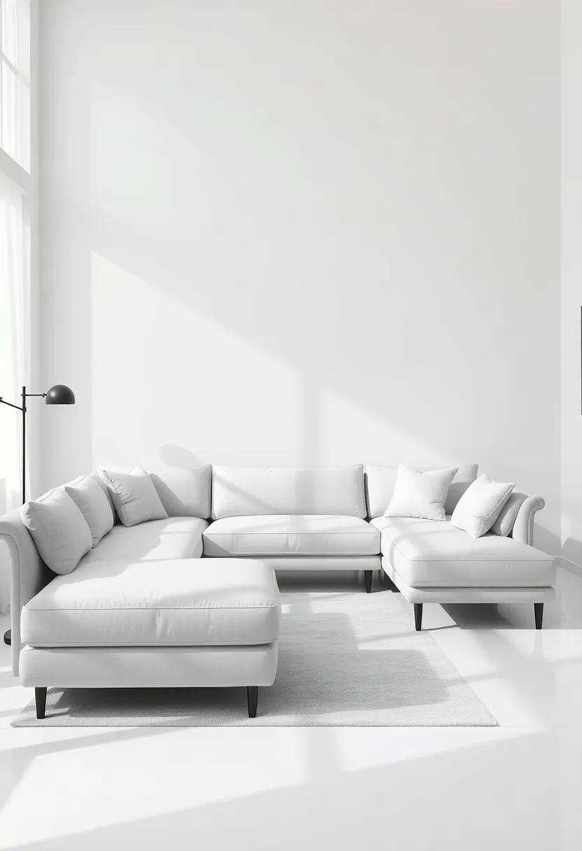 Chic and Compact: Explore sectionals designed specifically for small spaces, featuring clean lines and compact silhouettes