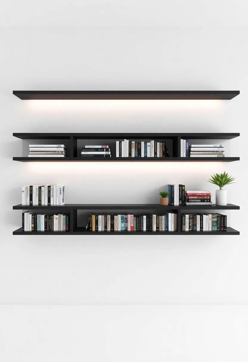 Floating Shelves: A Modern​ Twist on ‍Book Display