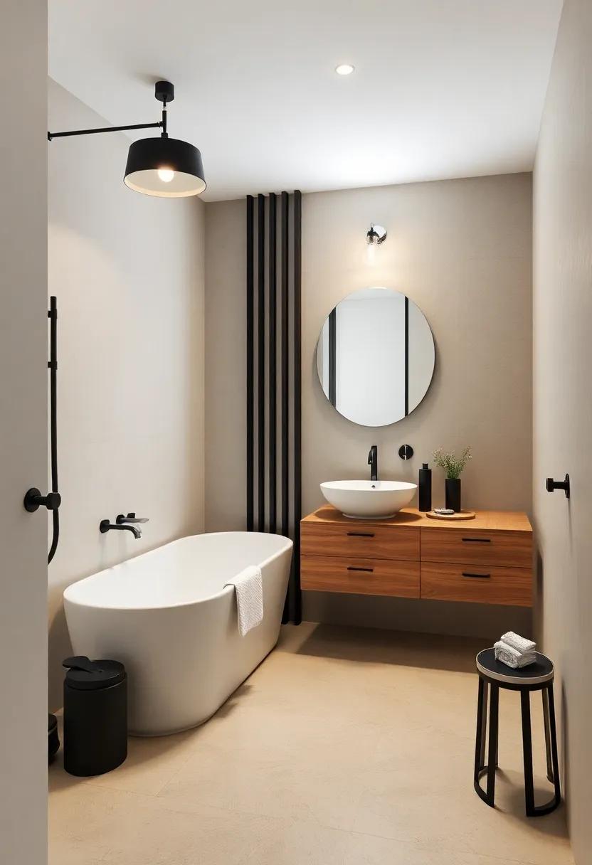 Functional Decor That doubles as Art in compact Bathrooms