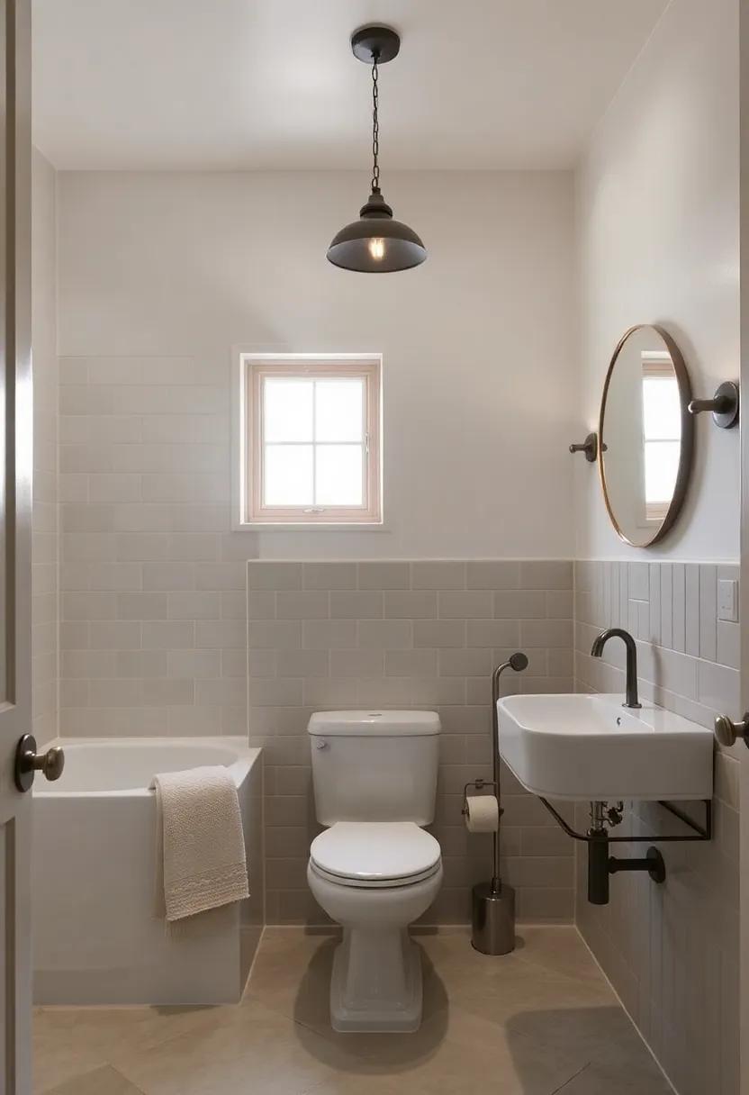 Inspiring Lighting Solutions to Illuminate Small Vintage Bathrooms