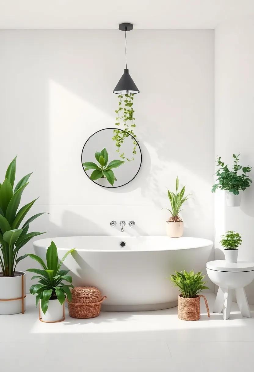Incorporating Plants for Freshness and Life in Your Bathroom