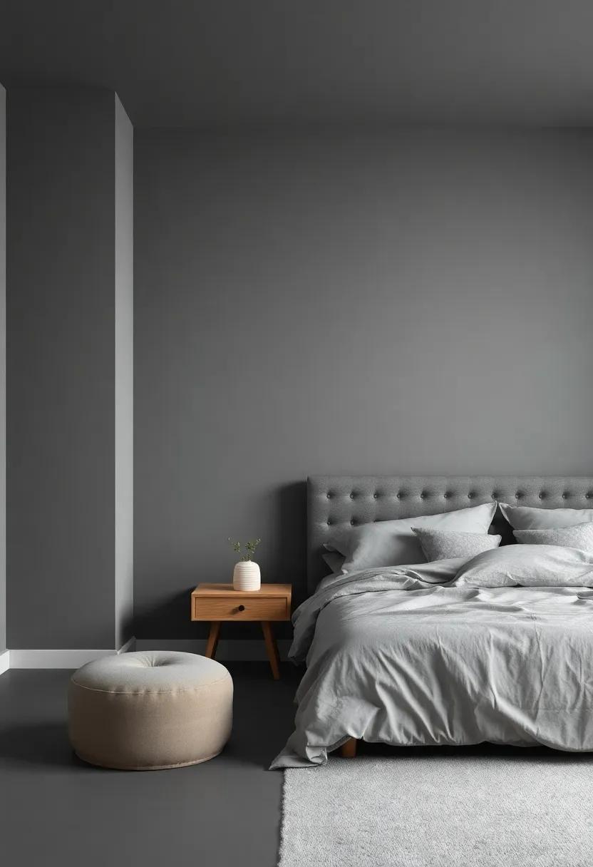 Cool Charcoal: A deep, soothing gray, cool charcoal can bring depth and sophistication while still feeling calming