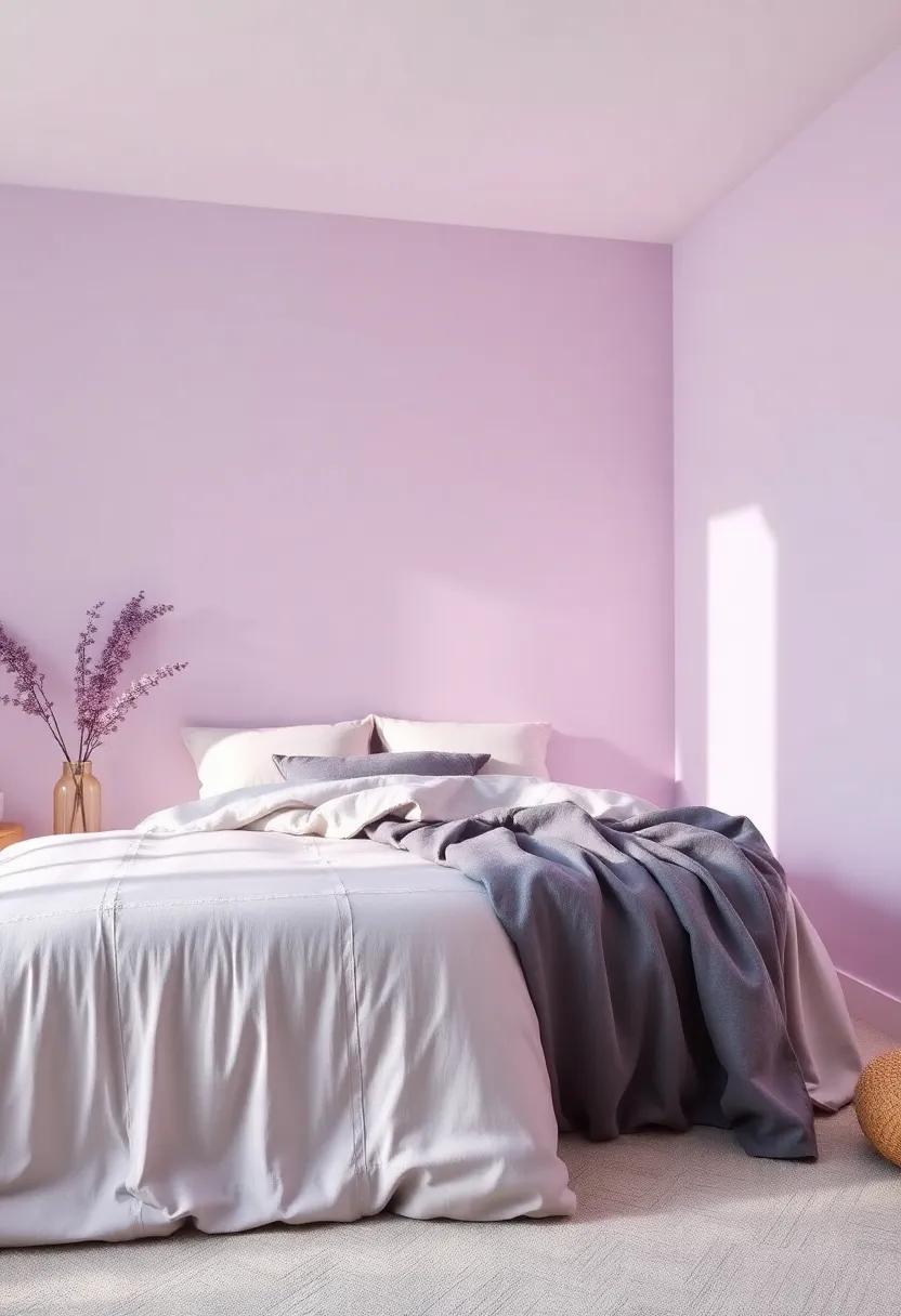 Dusty Lavender: A perfect blend of gray and purple, dusty lavender soothes the senses while adding a hint of elegance