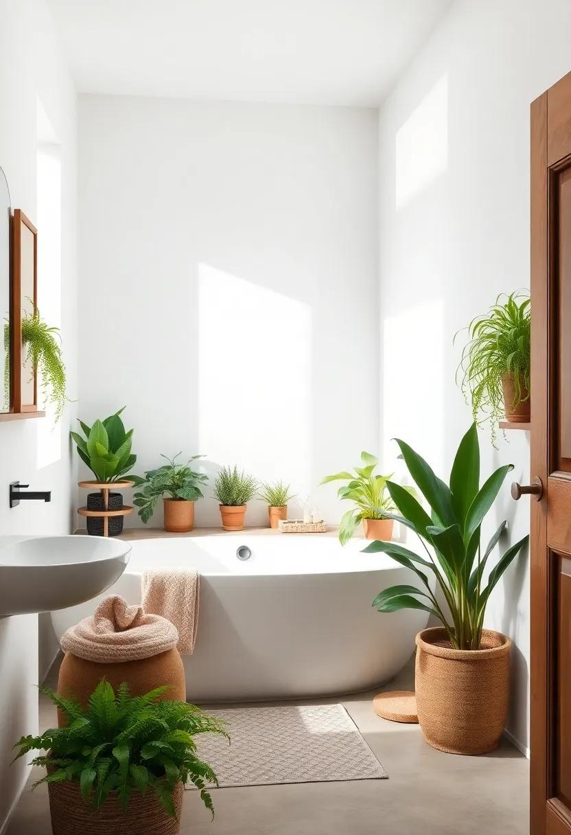 Add Potted Plants for Natural Aesthetics Without Taking Up Space