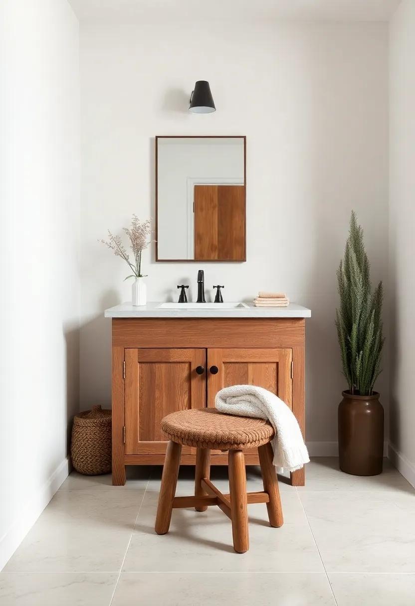 Include a Small Vanity Stool ⁣for Comfort and ‌Convenience