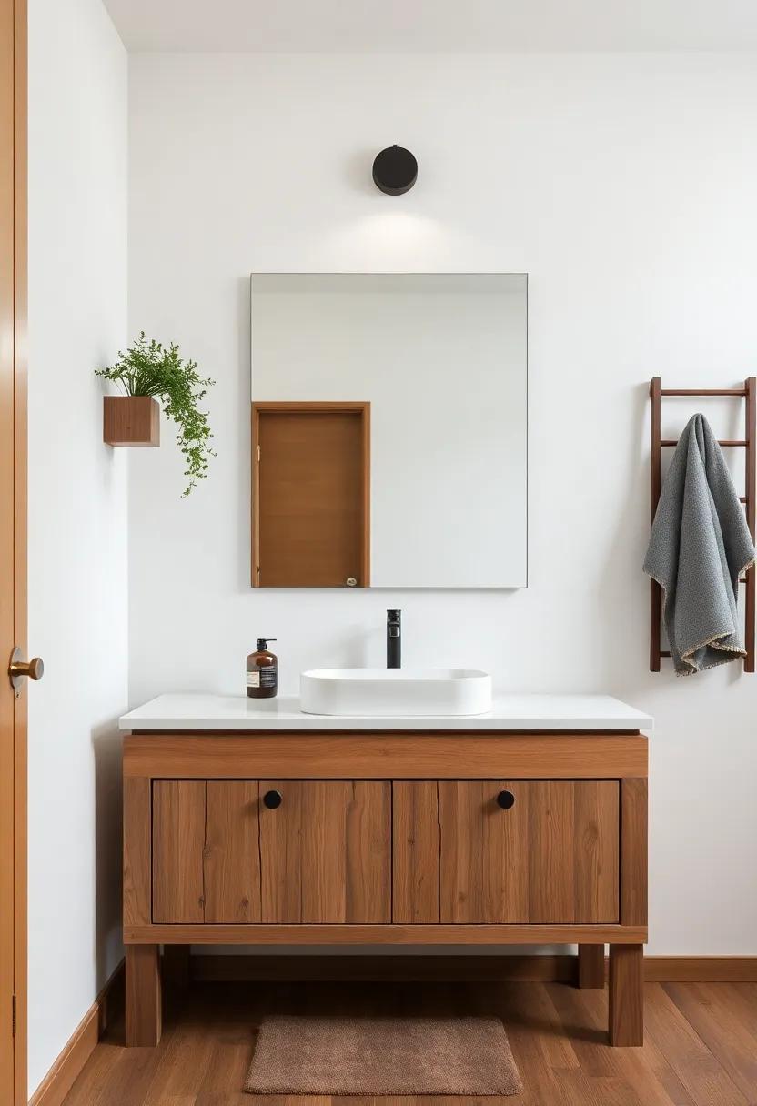 Use Reclaimed Wood ⁢for a ⁣Rustic Vanity