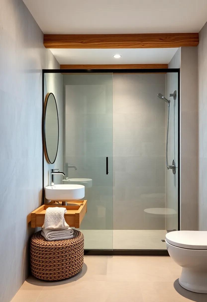 Use‌ a ⁣Sliding Glass ⁤Shower Door for a Modern Touch