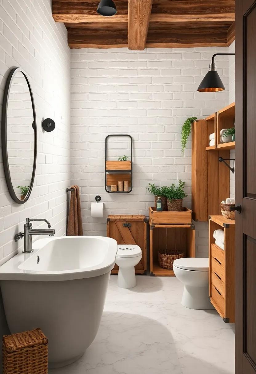 Utilize Vintage⁣ Wooden Crates for Stylish Storage