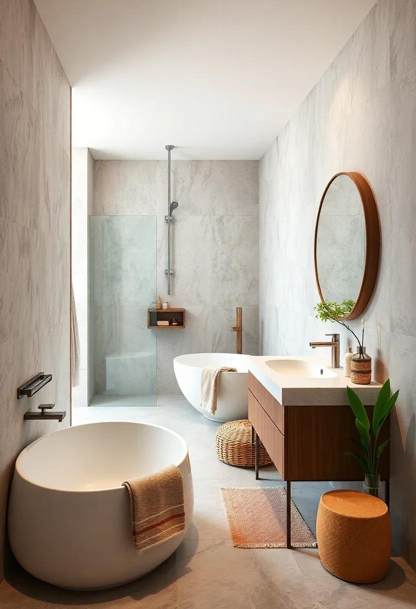 Go ⁢for Bamboo Accessories: Choose bathroom accessories, ⁤such as toothbrush holders, bath​ mats, ​and ‌towels, made from bamboo, ⁣which is ⁣a fast-growing, renewable resource