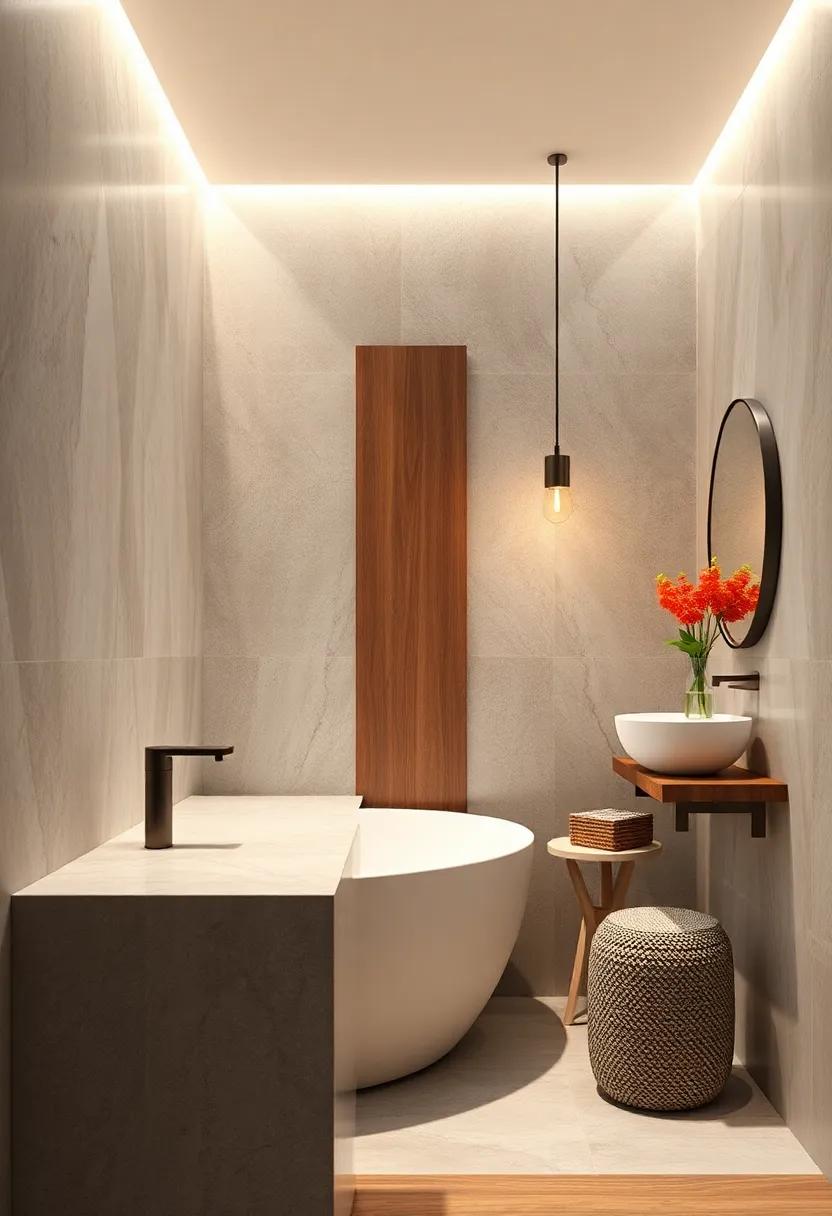 Choose Recycled Materials: Opt ‍for ‍countertops⁤ and ⁤tiles made from recycled glass or reclaimed ‍wood to combine sustainability with style in your ⁢bathroom