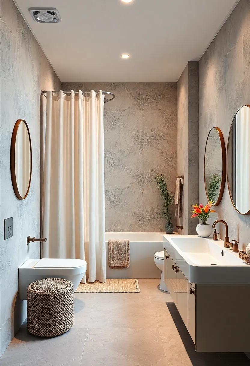 Replace Conventional Shower Curtains: ​Choose shower ‍curtains made from natural or‌ recycled fibers instead of vinyl to⁣ reduce plastic waste in your⁢ bathroom