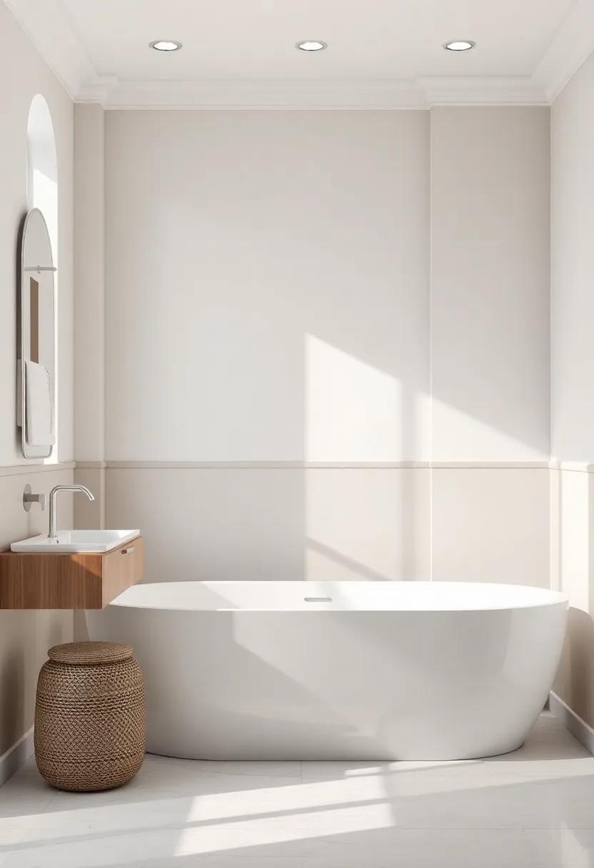 Creating Serenity With Neutral Color Palettes ​in Bathroom Spaces