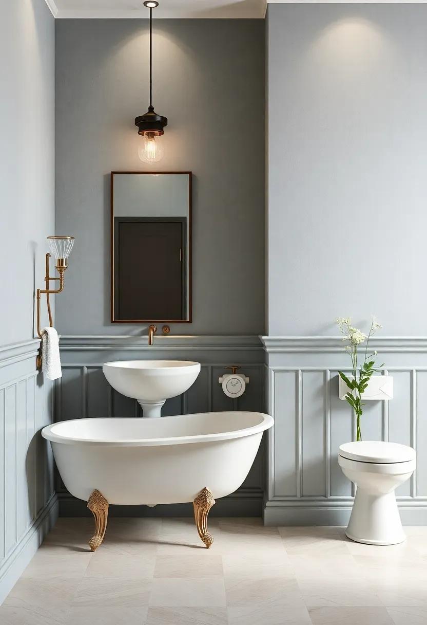 Unveiling the Charm⁢ of Antique Fixtures in Contemporary Bathrooms