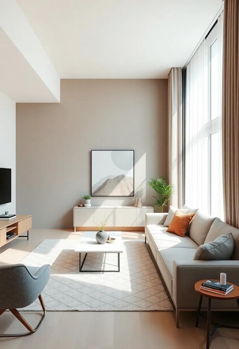 Balancing Minimalism and Comfort in Transitional Designs