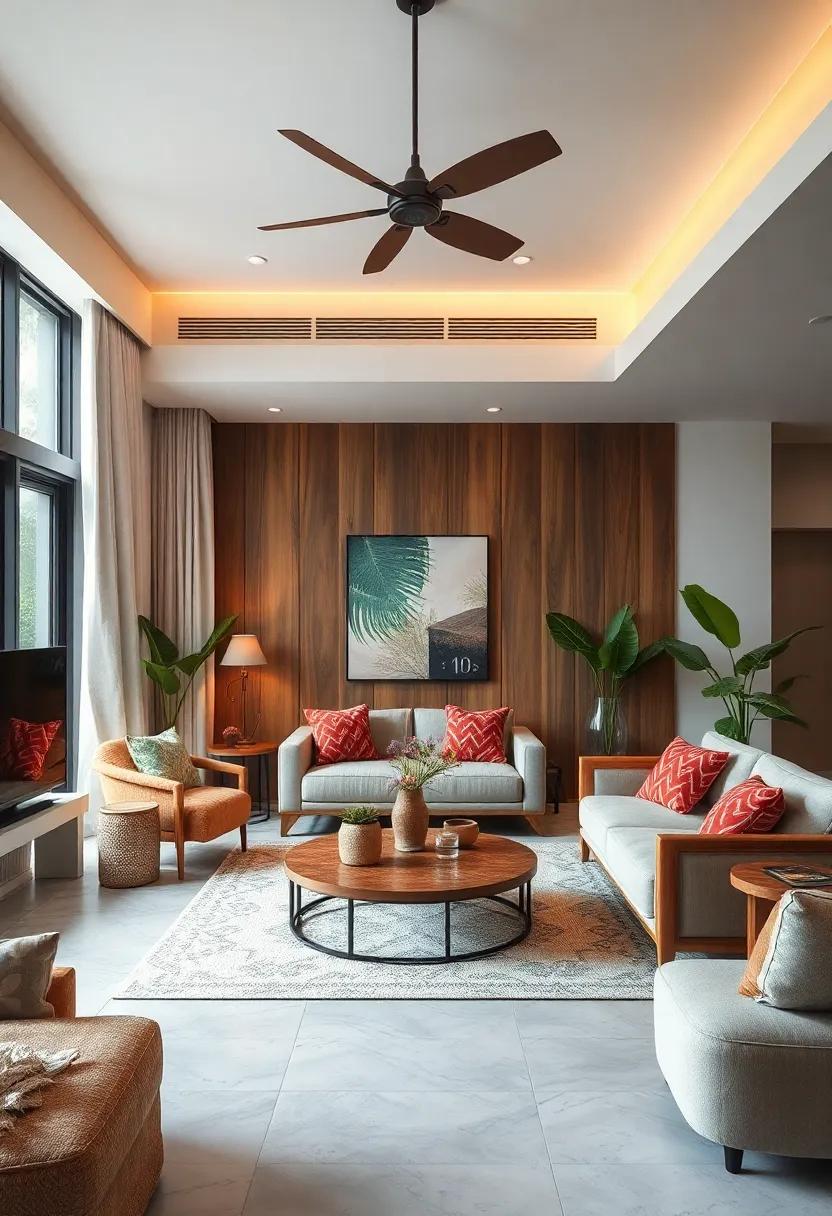 Natural Wood Accents: Integrate wooden elements in furniture or‌ decor ⁤to mimic the organic feel of a ‌tropical environment