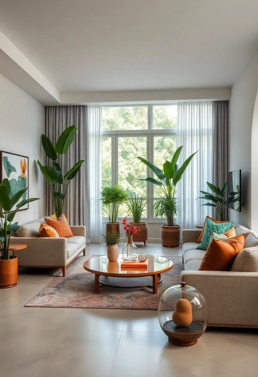 Glass Décor Elements: Incorporate glass⁢ elements—like vases‍ or‍ terrariums—to ‌reflect light and enhance ⁤the lushness⁢ of your plant collection