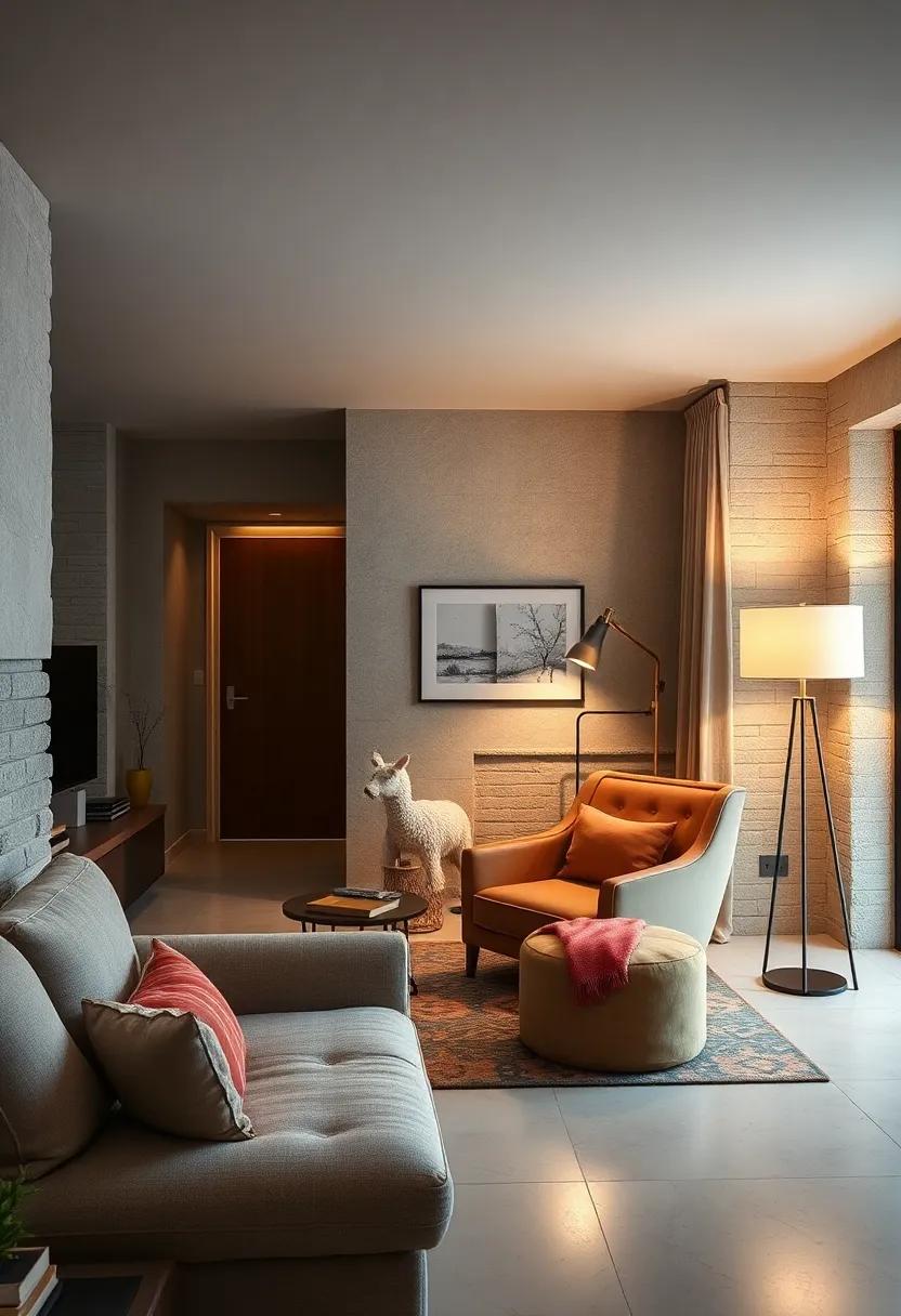 Create a reading ​nook by adding a small ⁣armchair and a stylish floor lamp to illuminate ​your ‌favorite⁣ stories