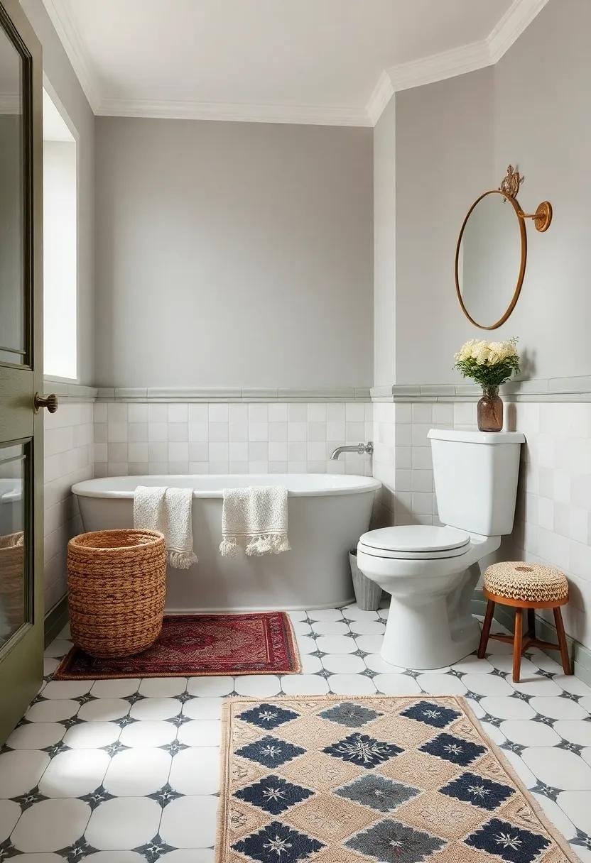 Cohesion ‌through Contrast: Rugs as Focal Points in Vintage Decor