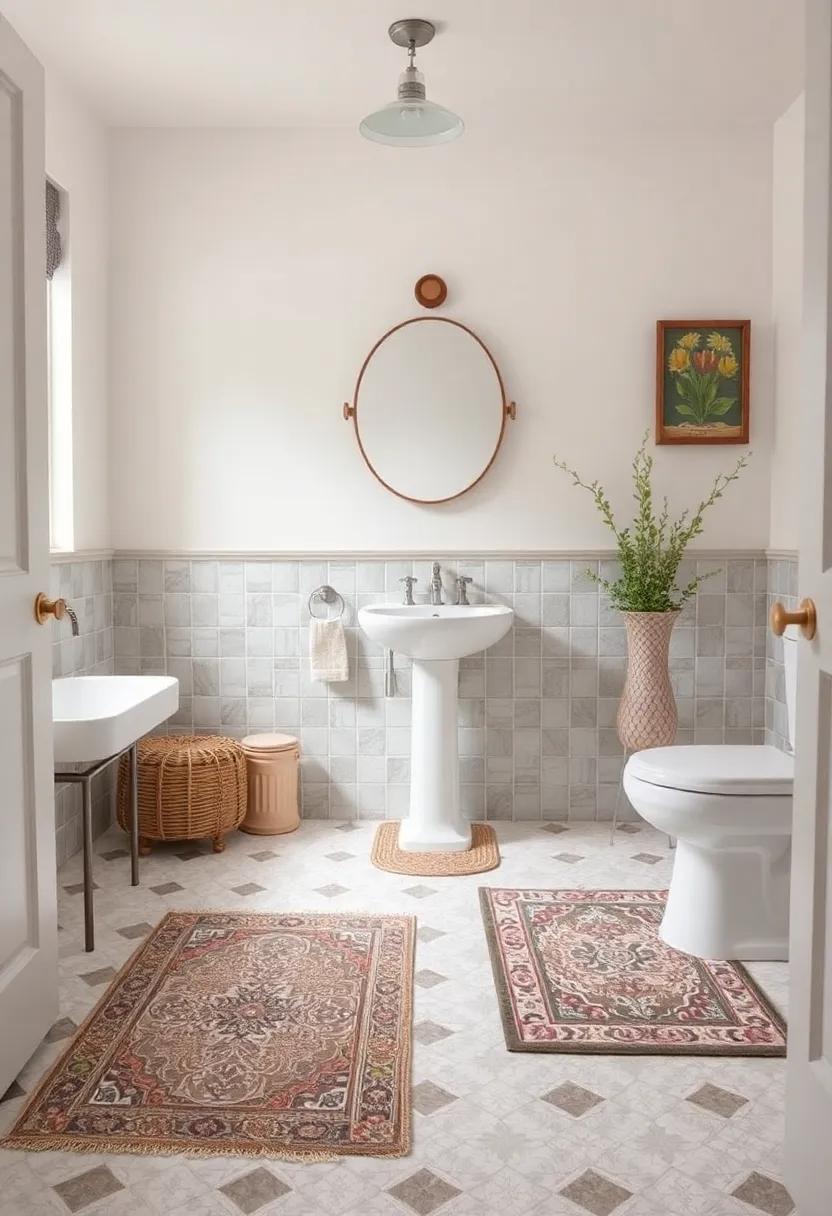 Mixing ‌and Matching: Coordinating Rugs⁢ with Bathroom Fixtures