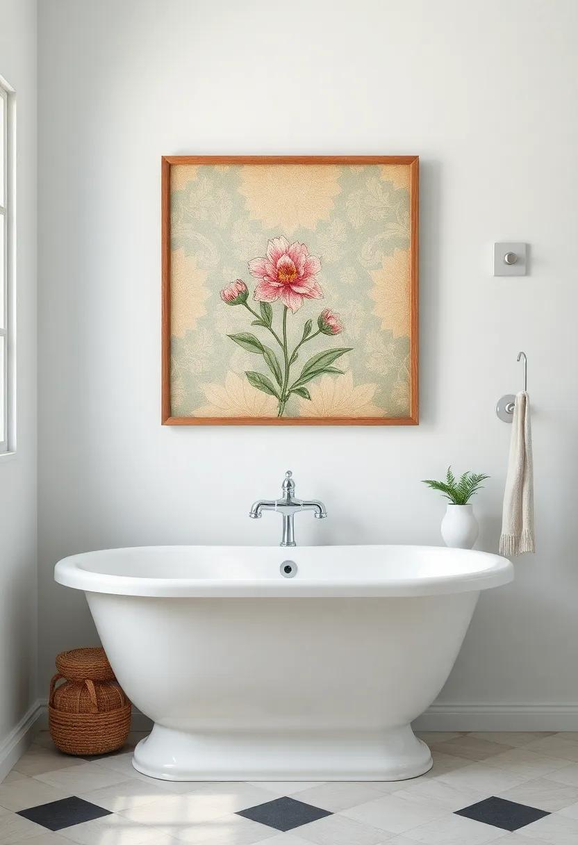 Creating a Spa-Like Retreat with Vintage Art Inspiration