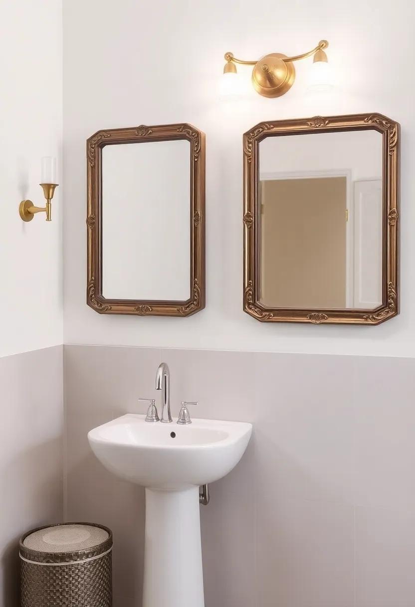 Using vintage Mirrors to Elevate Your Bathroom Experience