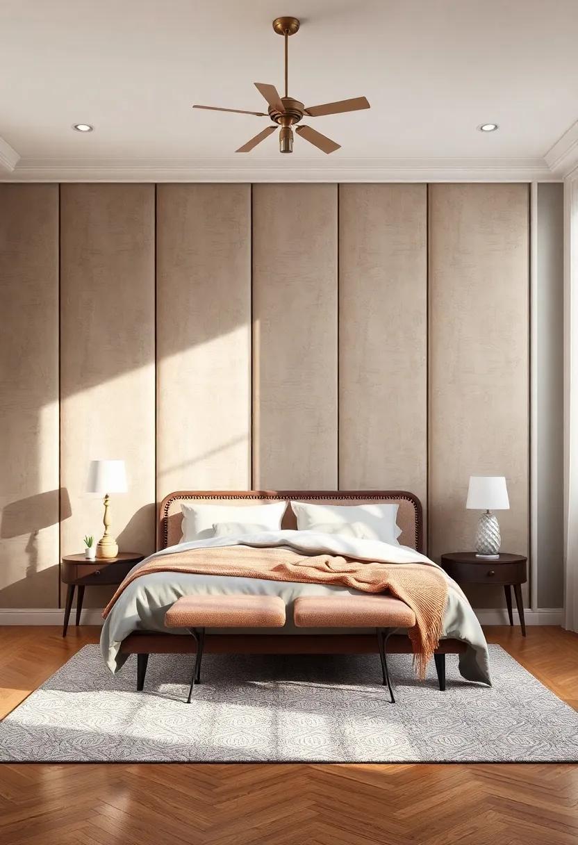 fabric Wall Panels: Use plush fabric panels to create a cozy, ⁢upholstered look that ‌softens ‌your‌ walls and adds a​ luxurious touch