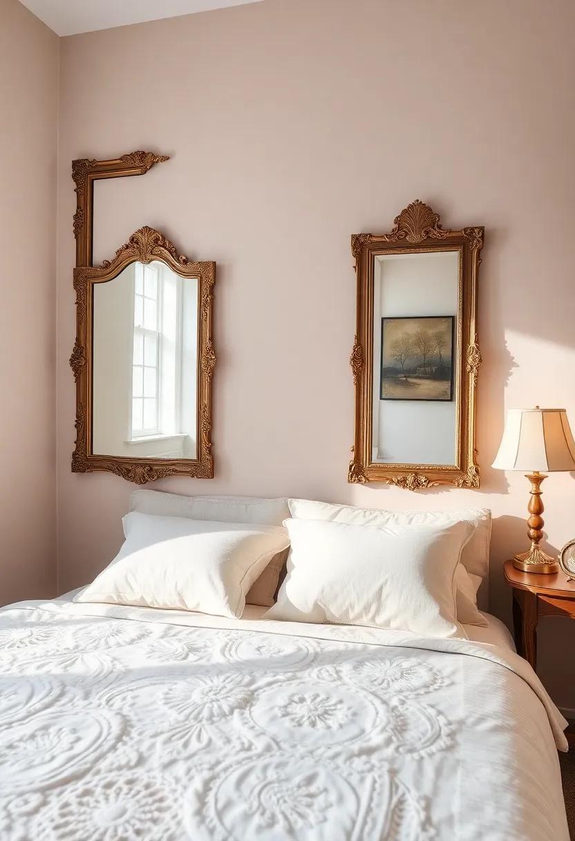 Ornate Mirrors: Hang large, ornately framed mirrors to enhance the sense of​ space and⁤ reflect light, combining functionality with vintage​ style