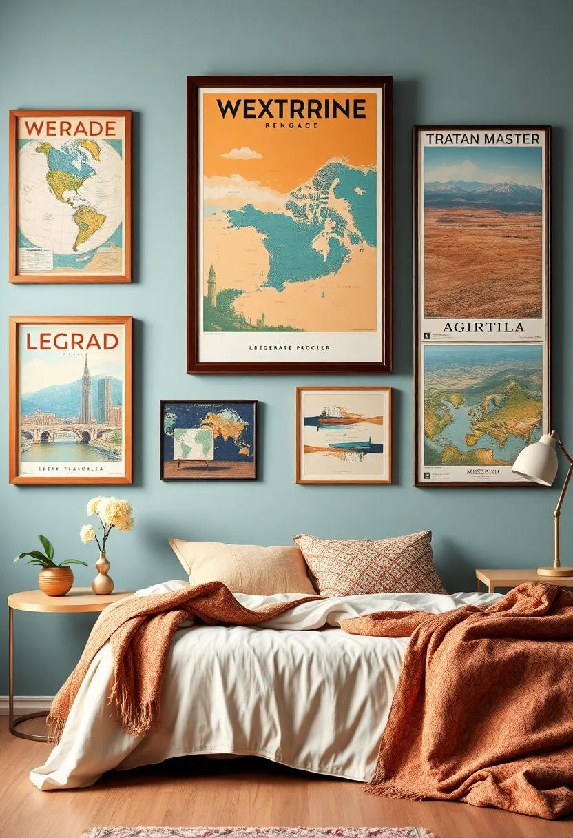 Vintage Travel‌ Posters: Adorn⁤ your walls with framed vintage travel posters,inspiring wanderlust ⁤while adding vibrant colors and​ stories from ⁤yesteryear