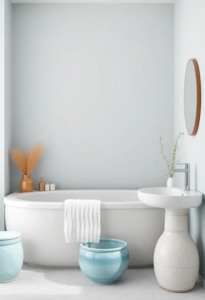 Oceanic Ceramics: selecting Pottery to Elevate Your Bathroom Style