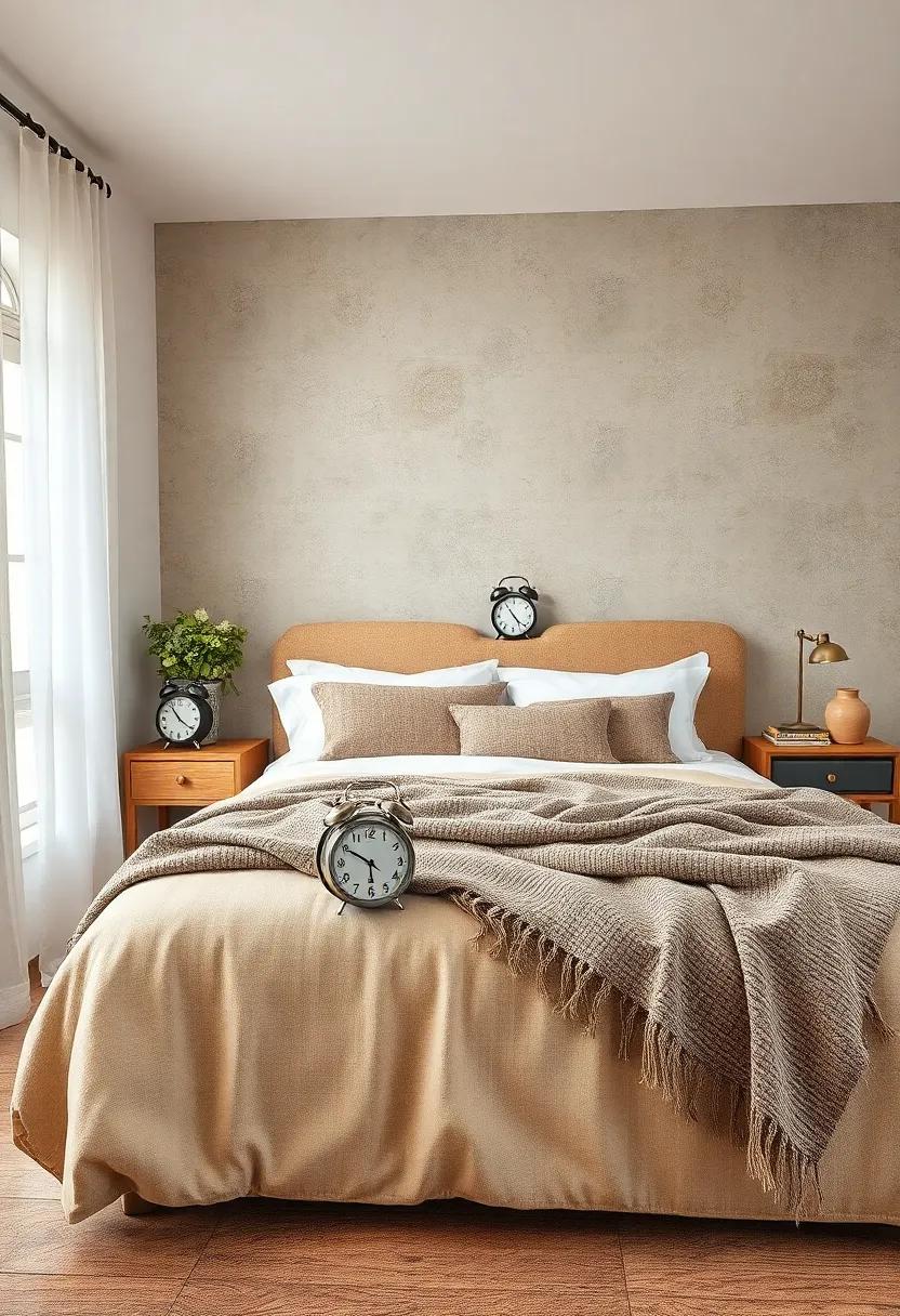 Old-fashioned alarm clocks that combine‌ functionality with a vintage aesthetic