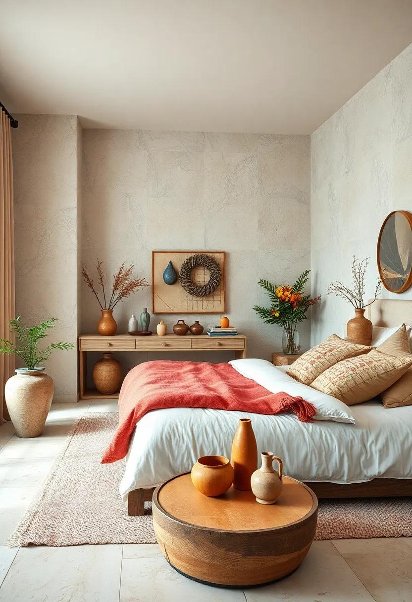 Handcrafted​ Ceramics: Incorporate unique ceramic pieces,such as ‌vases or decorative bowls,that showcase craftsmanship and​ artistry