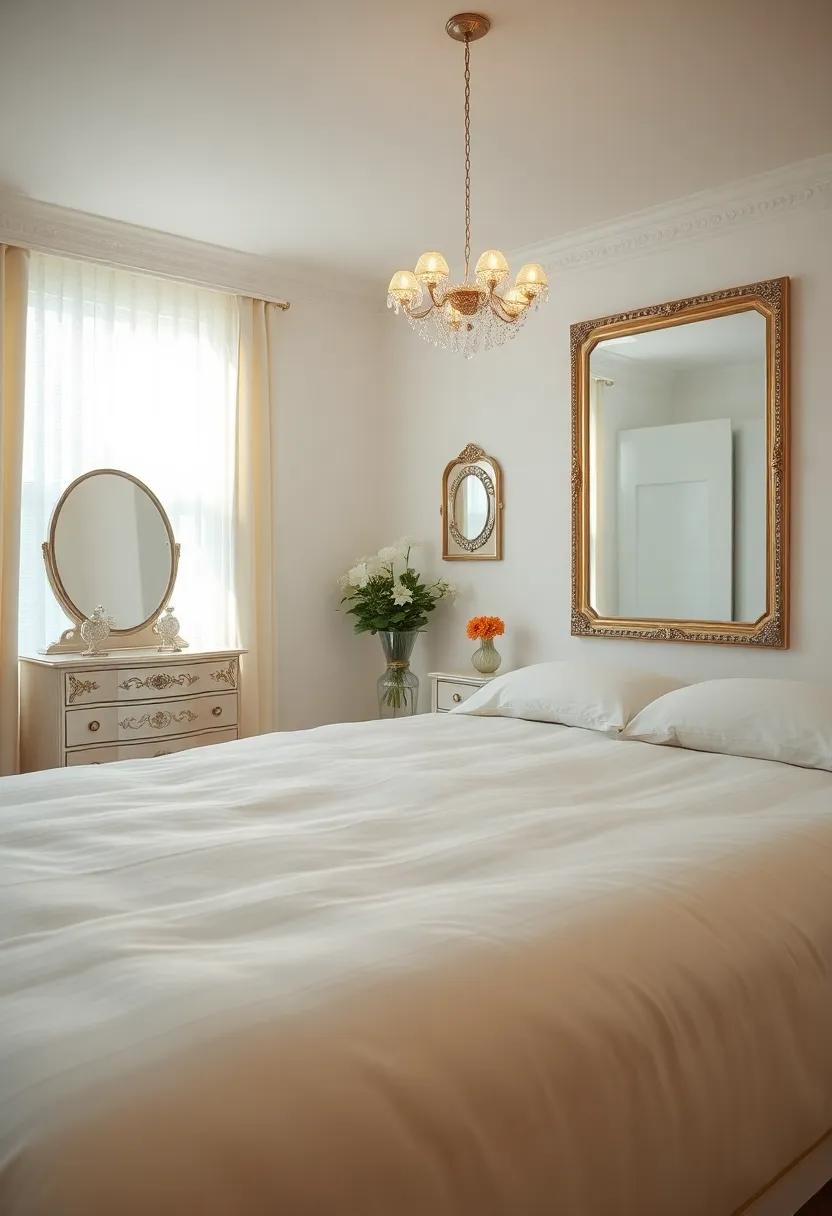 Mirrors and Reflections: Enhancing Light and Space in Vintage ‍Bedrooms