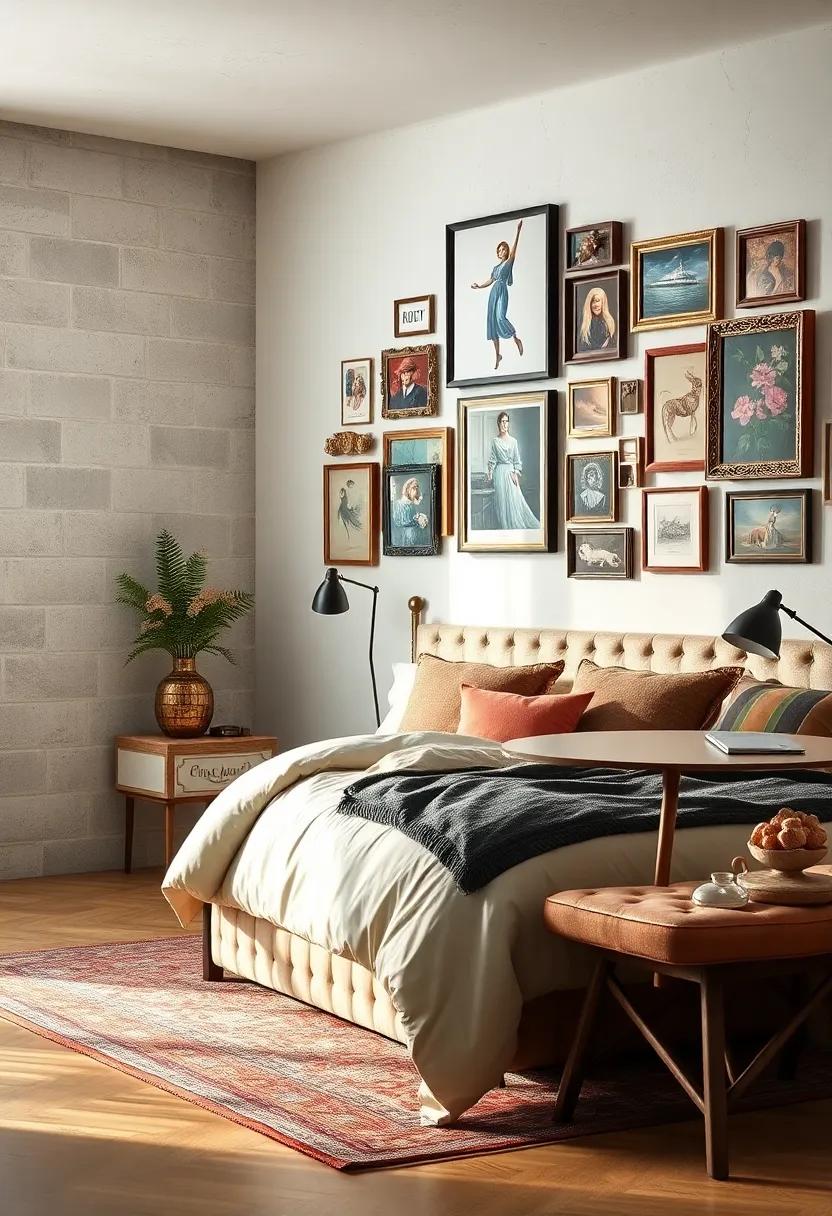 Personalized Gallery Wall: Create a gallery wall featuring ‌a mix of vintage ⁣frames and art ⁤pieces that tell your personal story