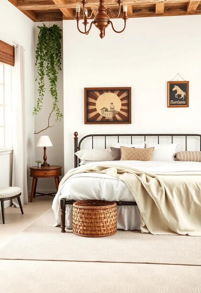 Rustic‌ Touches That‍ Complement ​Elegance in Your Vintage-Inspired Bedroom