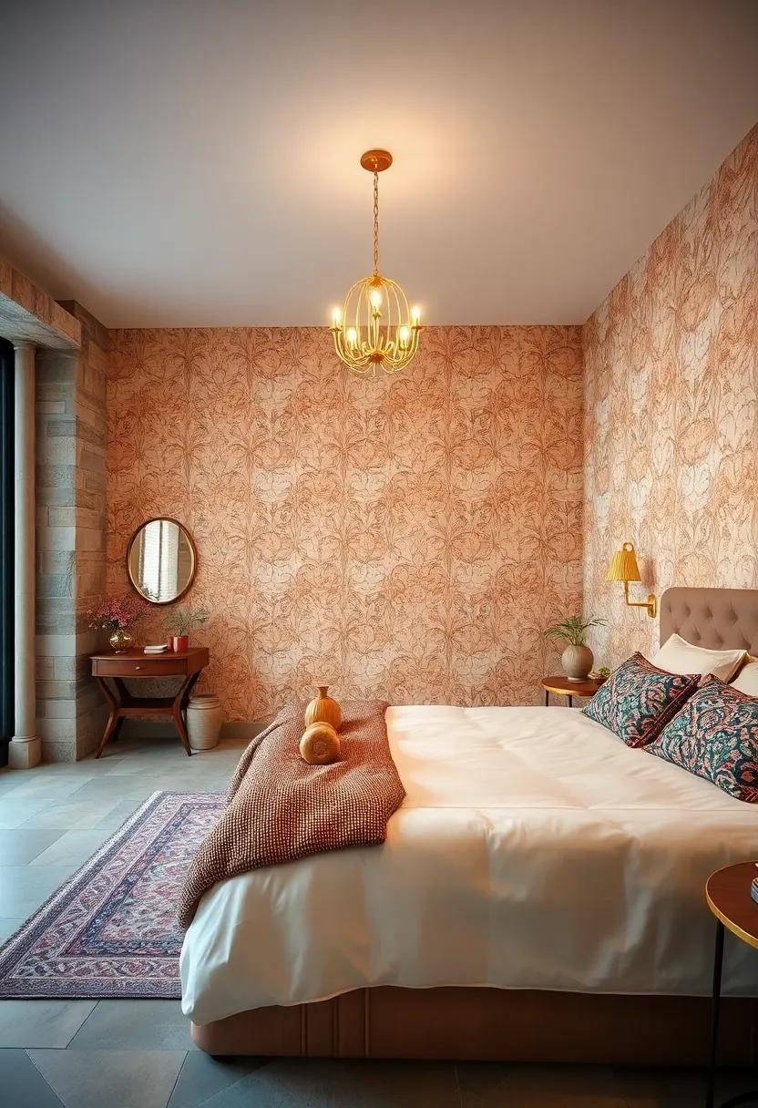Vintage-Inspired Wallpaper: Opt⁤ for classic, patterned wallpaper that evokes a ⁣sense of nostalgia while⁤ adding visual interest ‍to the ‌room