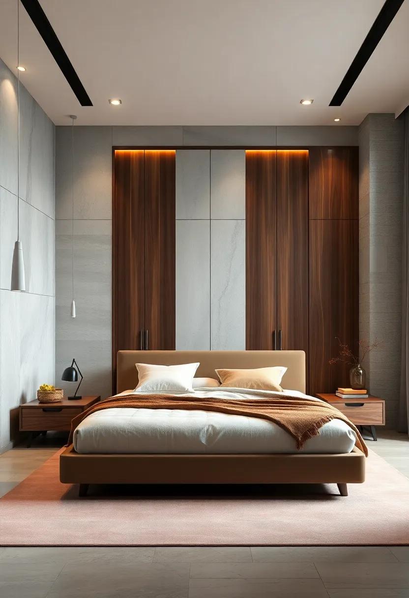 Elegant Bed Frame: Create a stunning focal point with a beautifully crafted headboard or a sleek platform bed