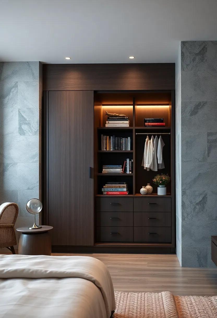 Personal Library: Create a small collection of your favorite books on a stylish shelf or bedside table for nighttime reading