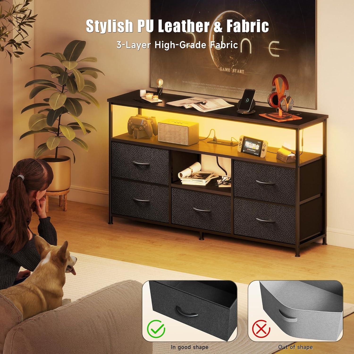 How Our Flexible TV Stand Blends ‌Storage,Style​ & safety