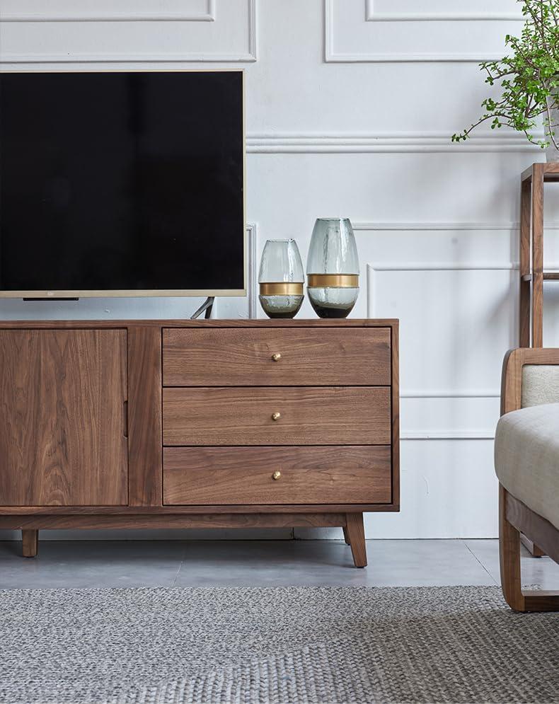Why We Love Our Handmade Dark Walnut Floating TV Stand