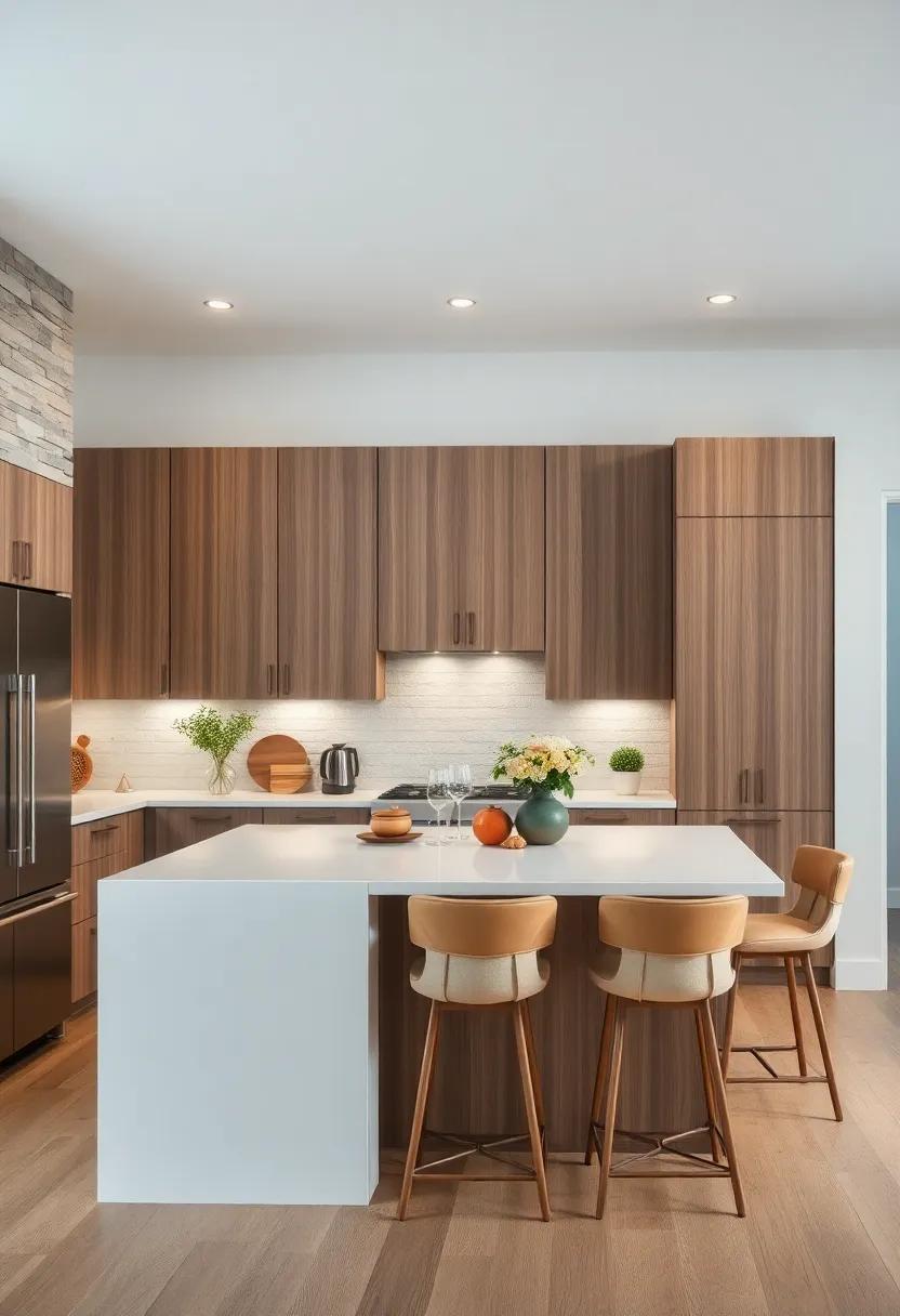 Imagine the elegance ⁢of beaded cabinets in ​a soft gray shade paired‍ with a chic⁤ white island, radiating ‌sophistication and ⁤charm