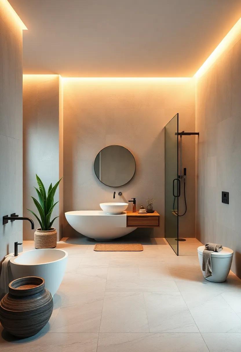 Minimalist fixtures: ⁣Opt ​for sleek, simple designs in your faucets and showerheads ⁣to maintain an uncluttered look