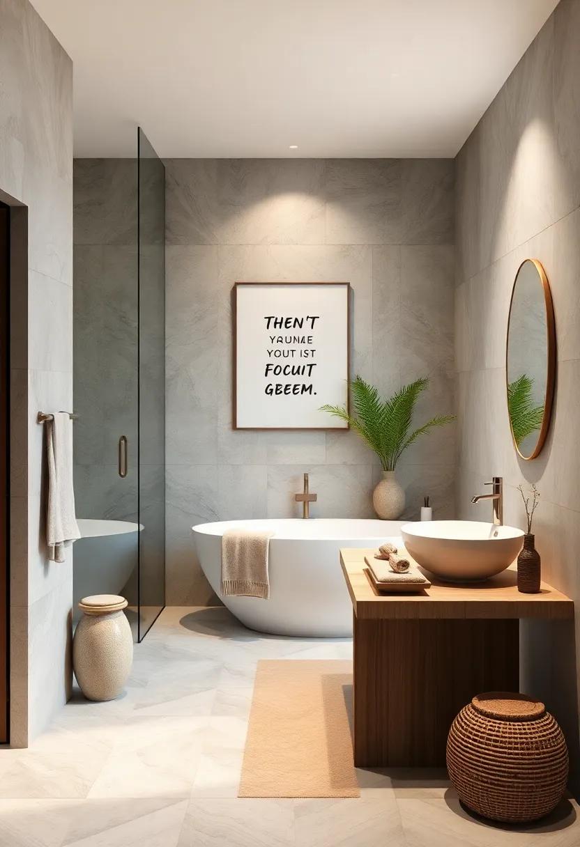 Zen Quotes: Display inspiring affirmations⁣ or quotes ⁤on the walls to foster positivity​ and‌ mindfulness in your daily routine