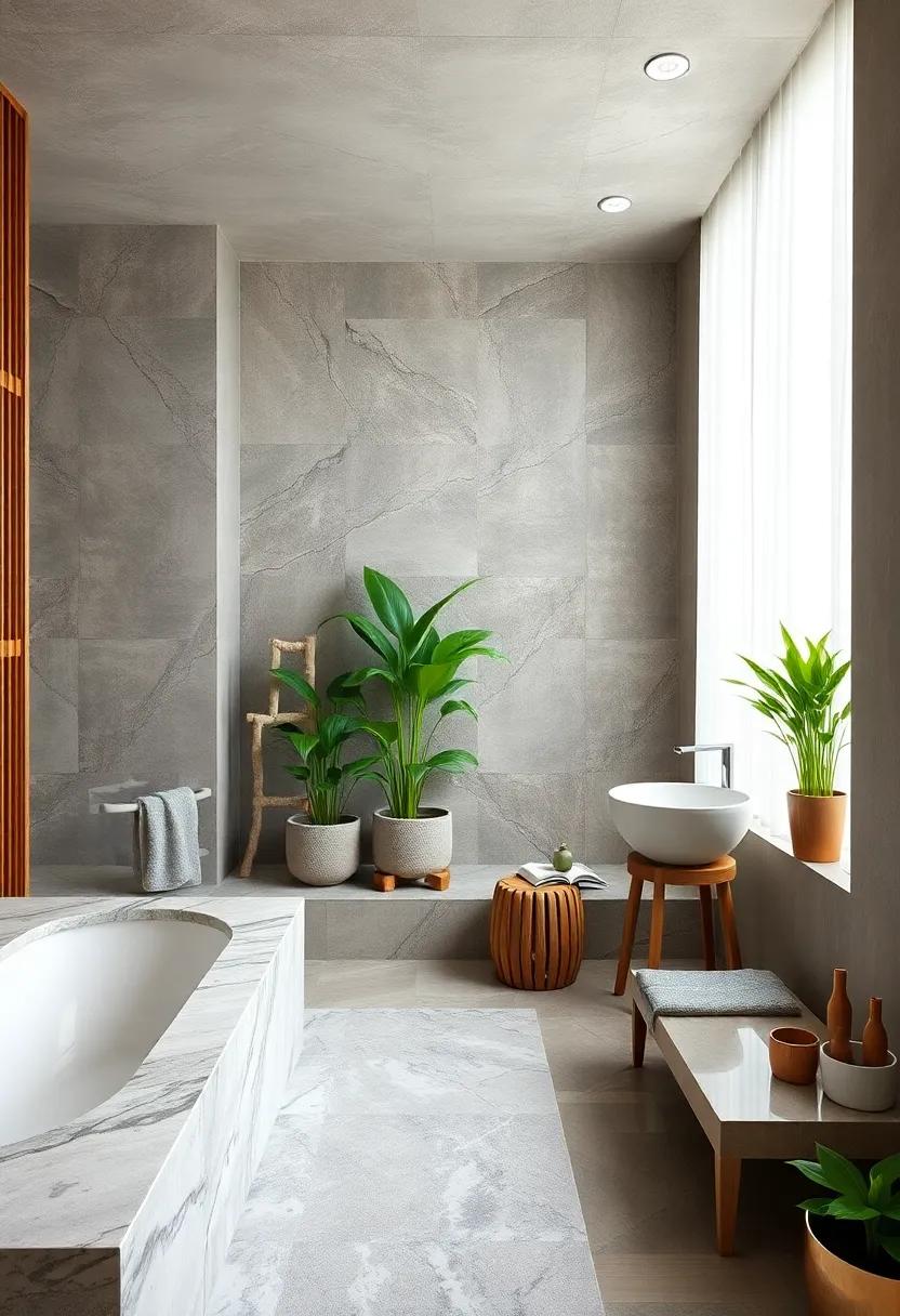 Add Bamboo for Serenity: Introduce bamboo plants for their calming presence and ability to purify the air while bringing a touch of exotic charm