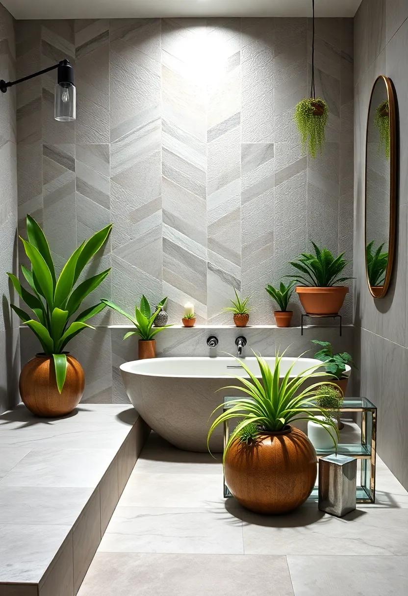 Decorate with Air Plants: These unique plants require no soil, making them perfect for creative arrangements on shelves or in glass terrariums