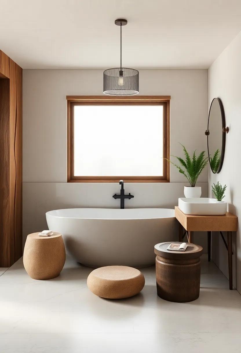 Embracing Nature: The ⁢Foundation of a Zen-Inspired Rustic Bathroom Oasis
