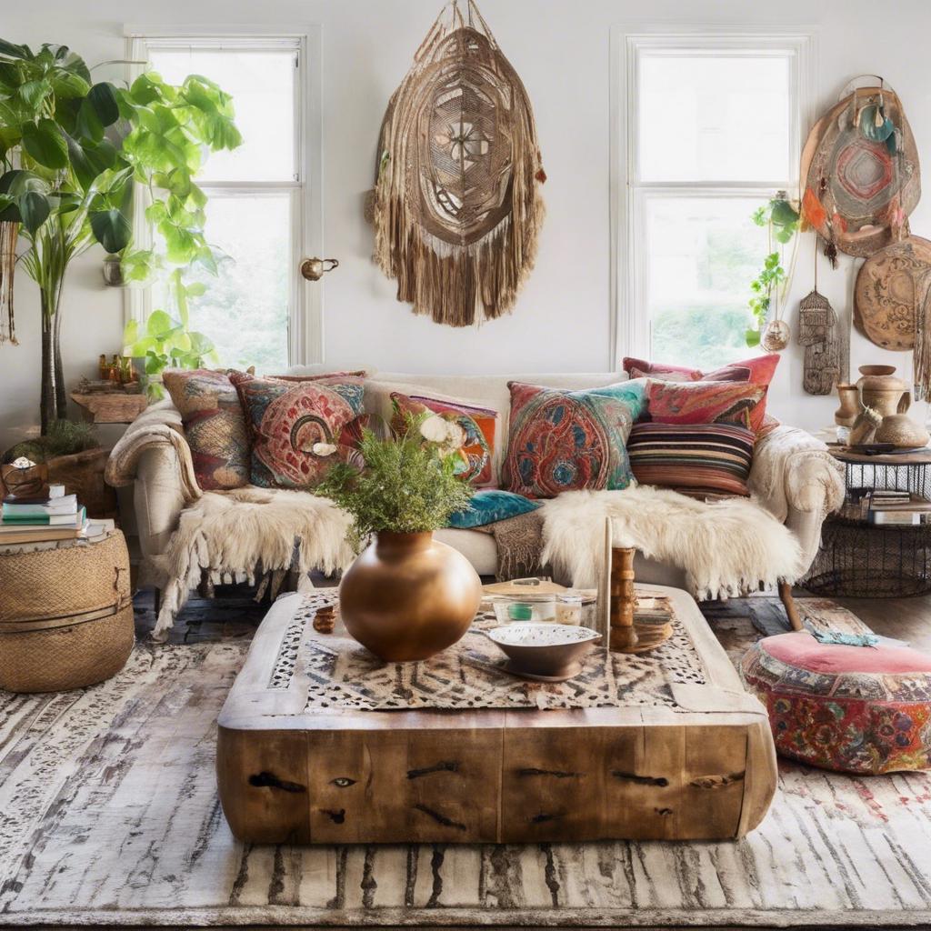 Boho Living Room Furniture: ⁣Mix and⁣ Match for ⁣Eclectic Charm