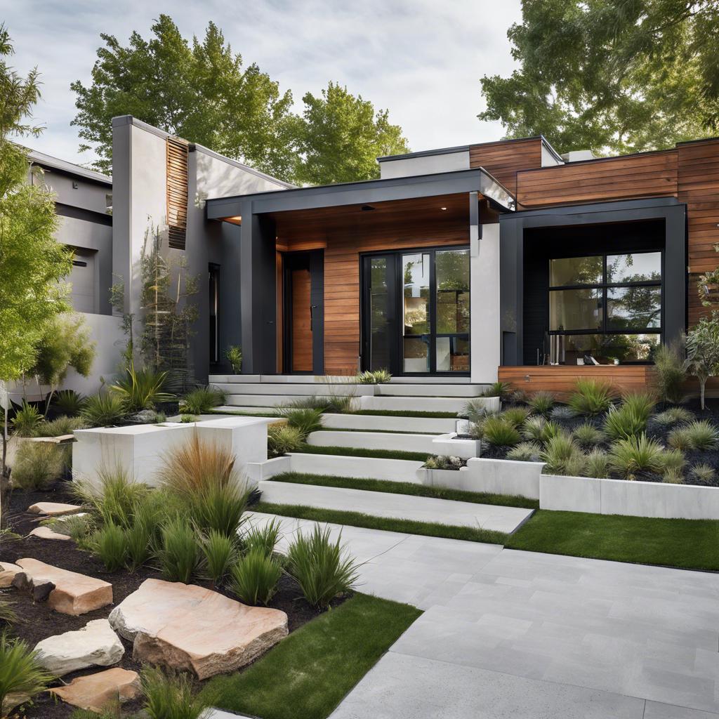 Creating a Welcoming Entrance with Modern Frontyard Design
