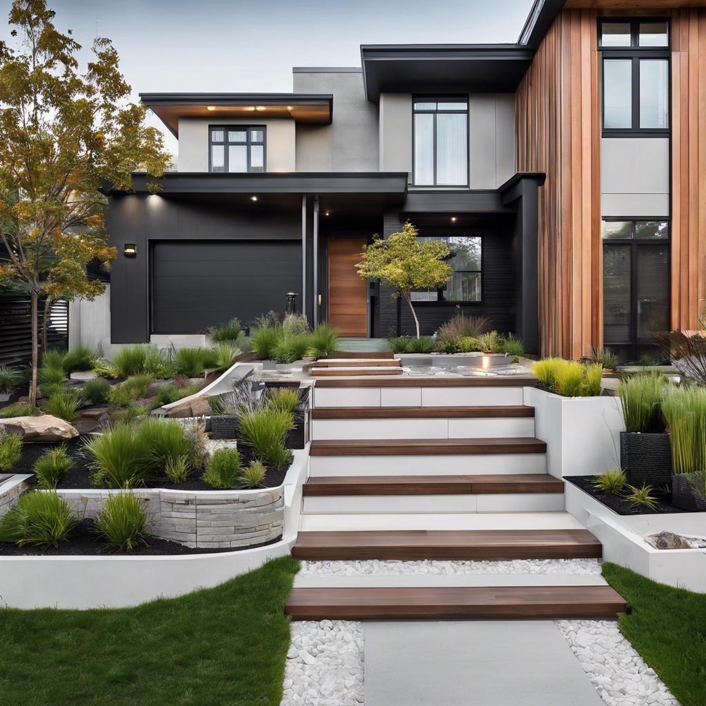Innovative Technology and sustainability in Modern Frontyard Design